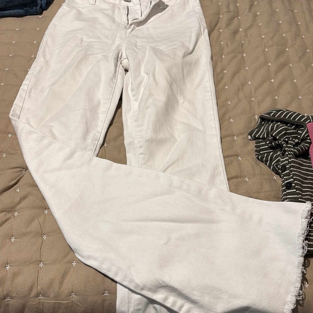 White Flared Jeans